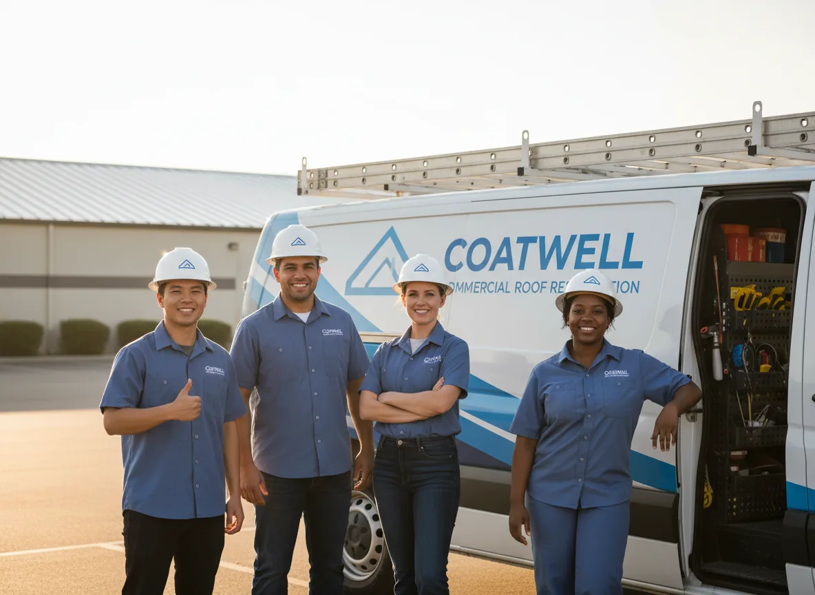 Commercial roof coating company in Curlew, WA